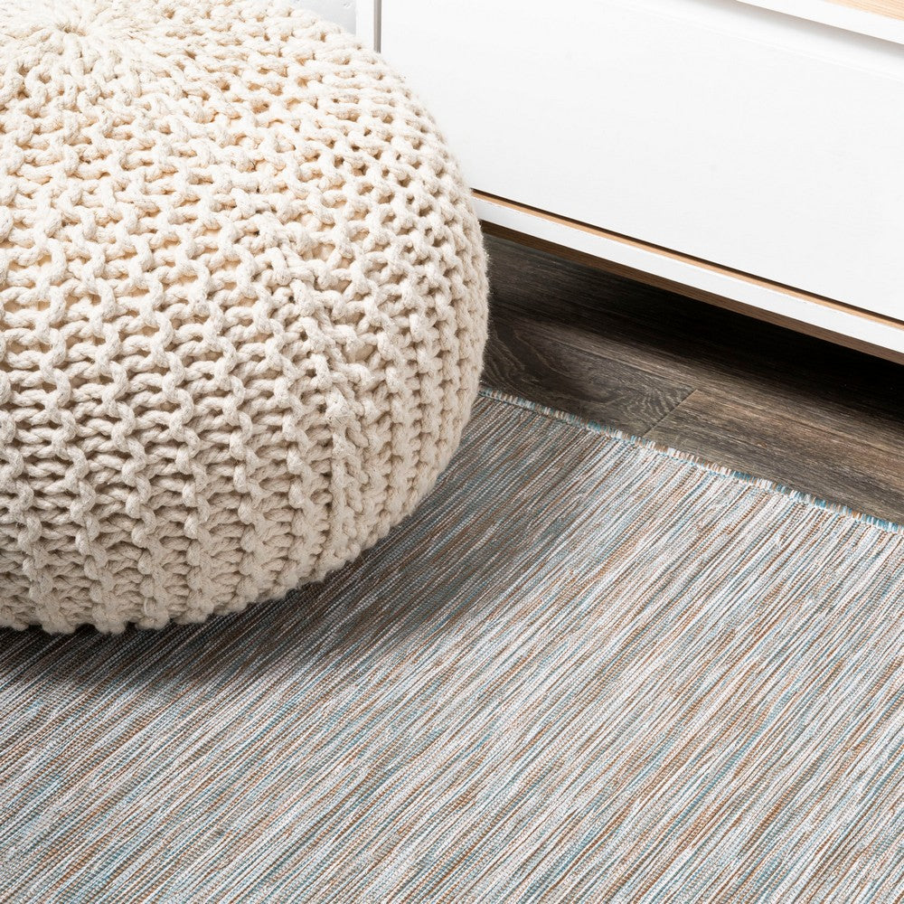 Nieleon Ethan Modern Flatweave Solid Indoor/Outdoor Area Rug