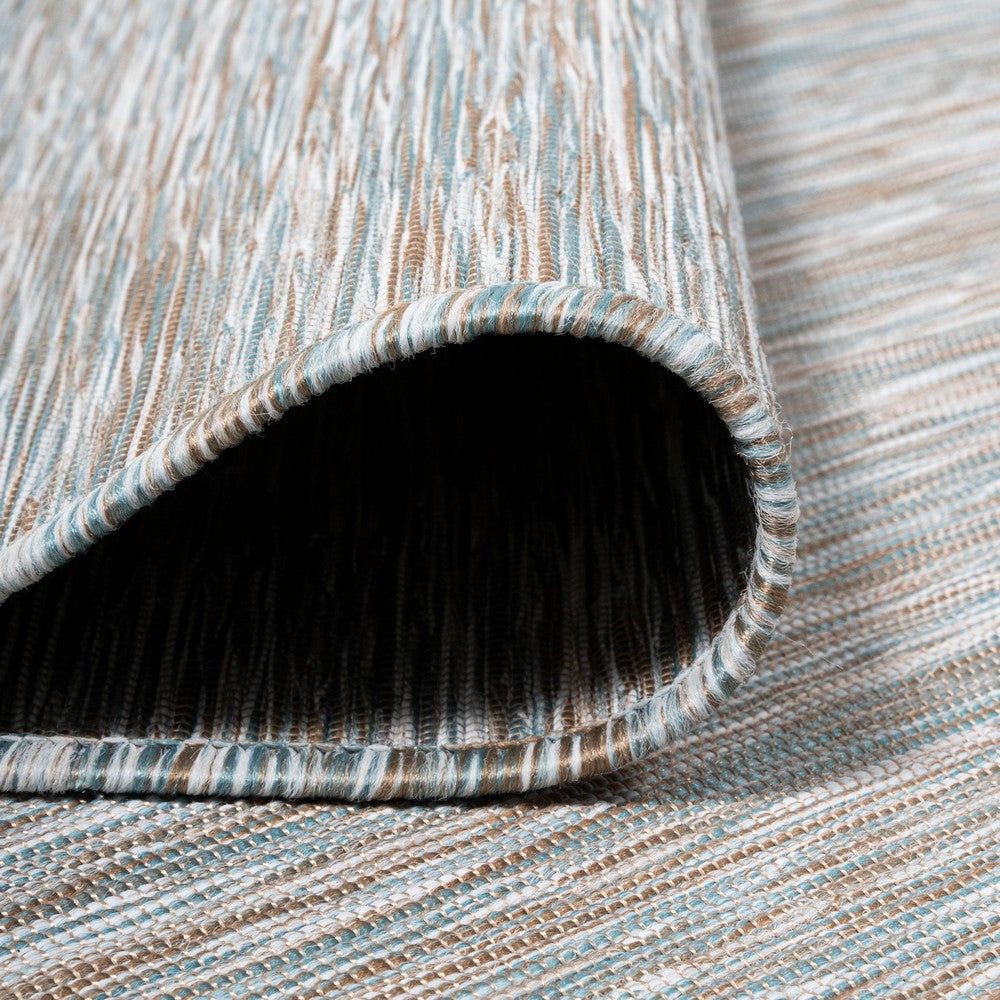 Nieleon Ethan Modern Flatweave Solid Indoor/Outdoor Area Rug