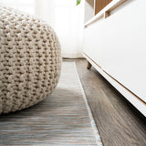 Nieleon Ethan Modern Flatweave Solid Indoor/Outdoor Area Rug