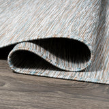 Nieleon Ethan Modern Flatweave Solid Indoor/Outdoor Area Rug