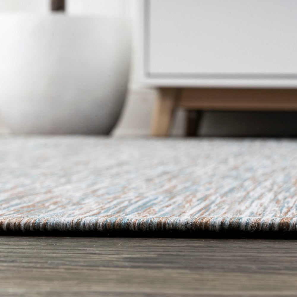 Nieleon Ethan Modern Flatweave Solid Indoor/Outdoor Area Rug