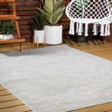 Nieleon Ethan Modern Flatweave Solid Indoor/Outdoor Area Rug