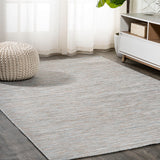 Nieleon Ethan Modern Flatweave Solid Indoor/Outdoor Area Rug