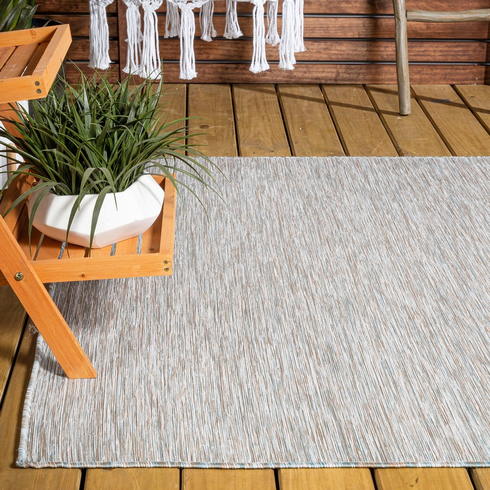 Nieleon Ethan Modern Flatweave Solid Indoor/Outdoor Area Rug