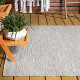 Nieleon Ethan Modern Flatweave Solid Indoor/Outdoor Area Rug