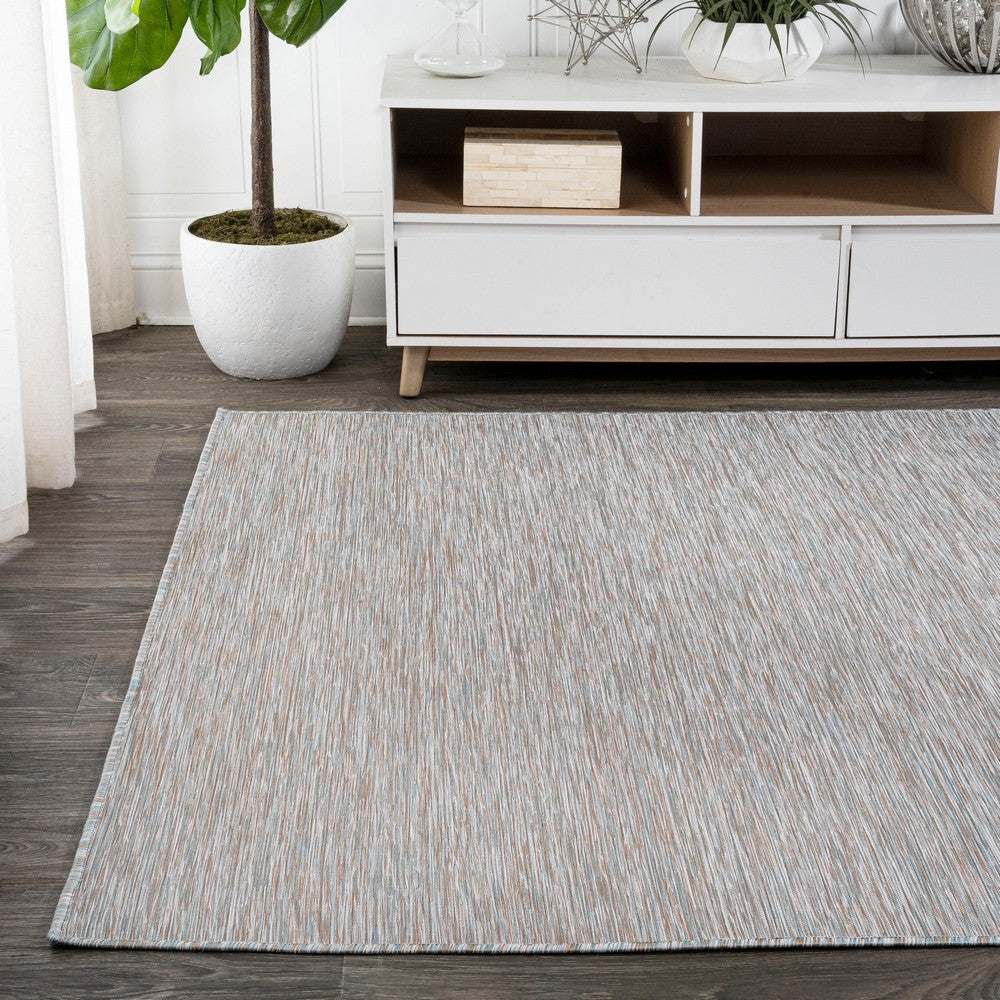 Nieleon Ethan Modern Flatweave Solid Indoor/Outdoor Area Rug