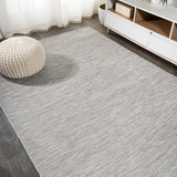 Nieleon Ethan Modern Flatweave Solid Indoor/Outdoor Area Rug