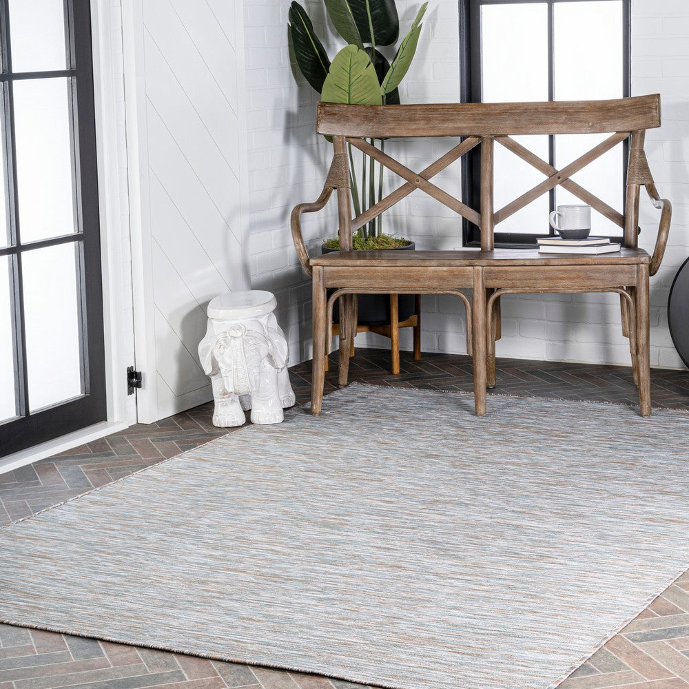 Nieleon Ethan Modern Flatweave Solid Indoor/Outdoor Area Rug