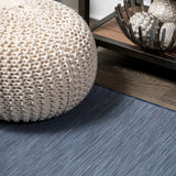 Nieleon Ethan Modern Flatweave Solid Indoor/Outdoor Area Rug