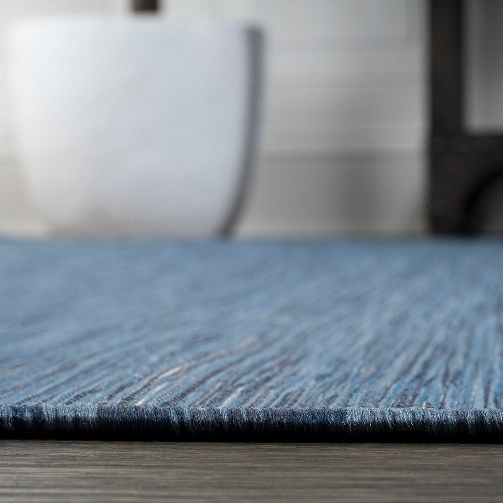 Nieleon Ethan Modern Flatweave Solid Indoor/Outdoor Area Rug