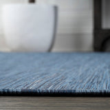 Nieleon Ethan Modern Flatweave Solid Indoor/Outdoor Area Rug