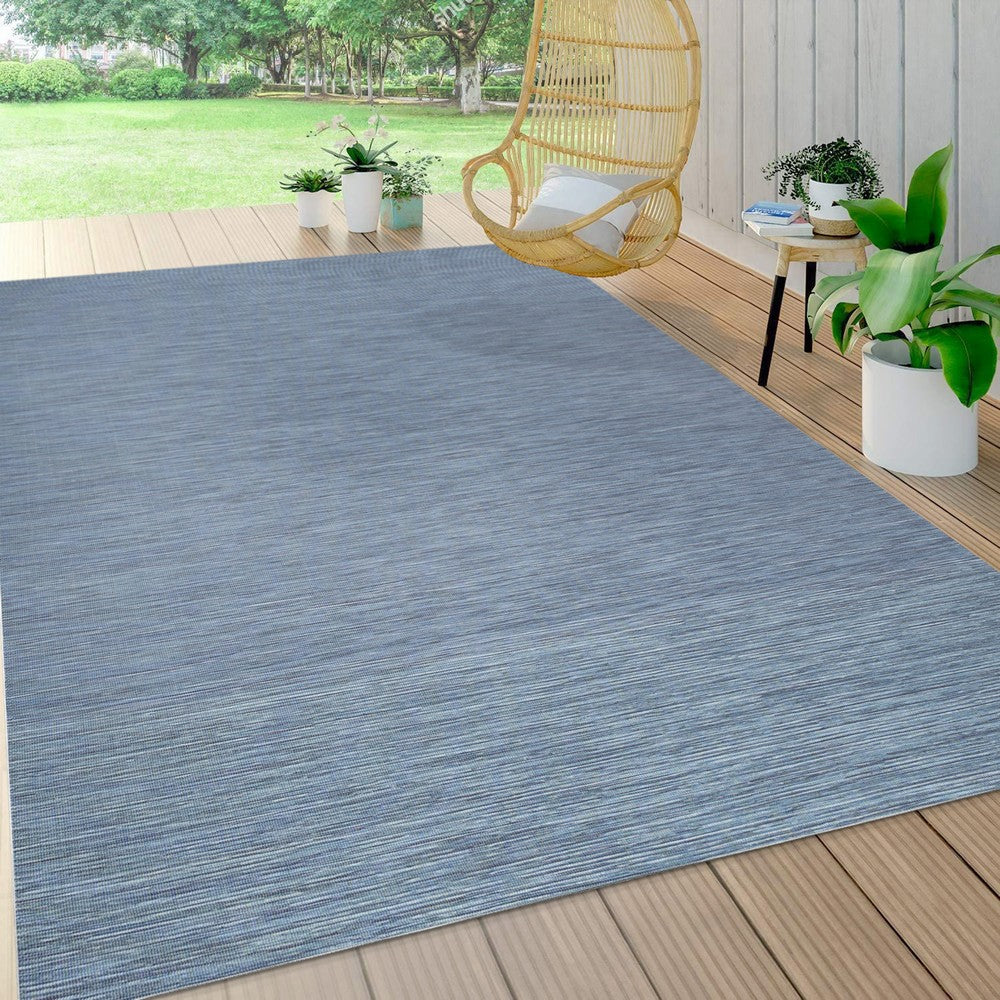 Nieleon Ethan Modern Flatweave Solid Indoor/Outdoor Area Rug