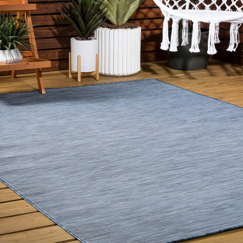 Nieleon Ethan Modern Flatweave Solid Indoor/Outdoor Area Rug