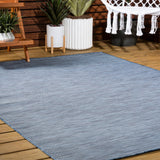 Nieleon Ethan Modern Flatweave Solid Indoor/Outdoor Area Rug