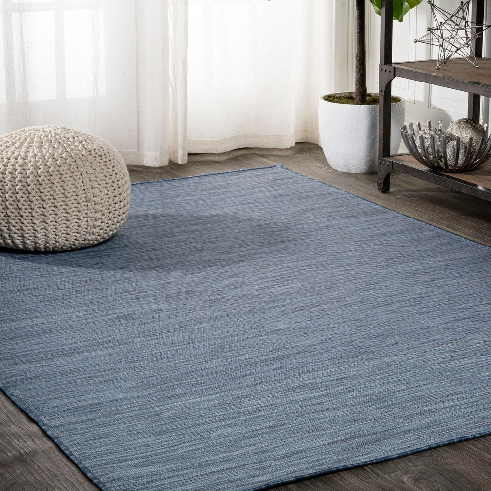 Nieleon Ethan Modern Flatweave Solid Indoor/Outdoor Area Rug