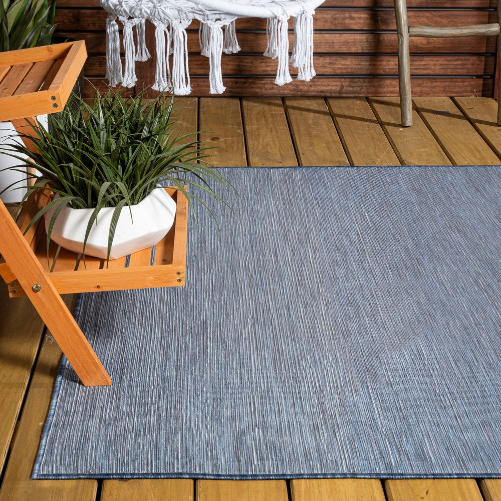 Nieleon Ethan Modern Flatweave Solid Indoor/Outdoor Area Rug