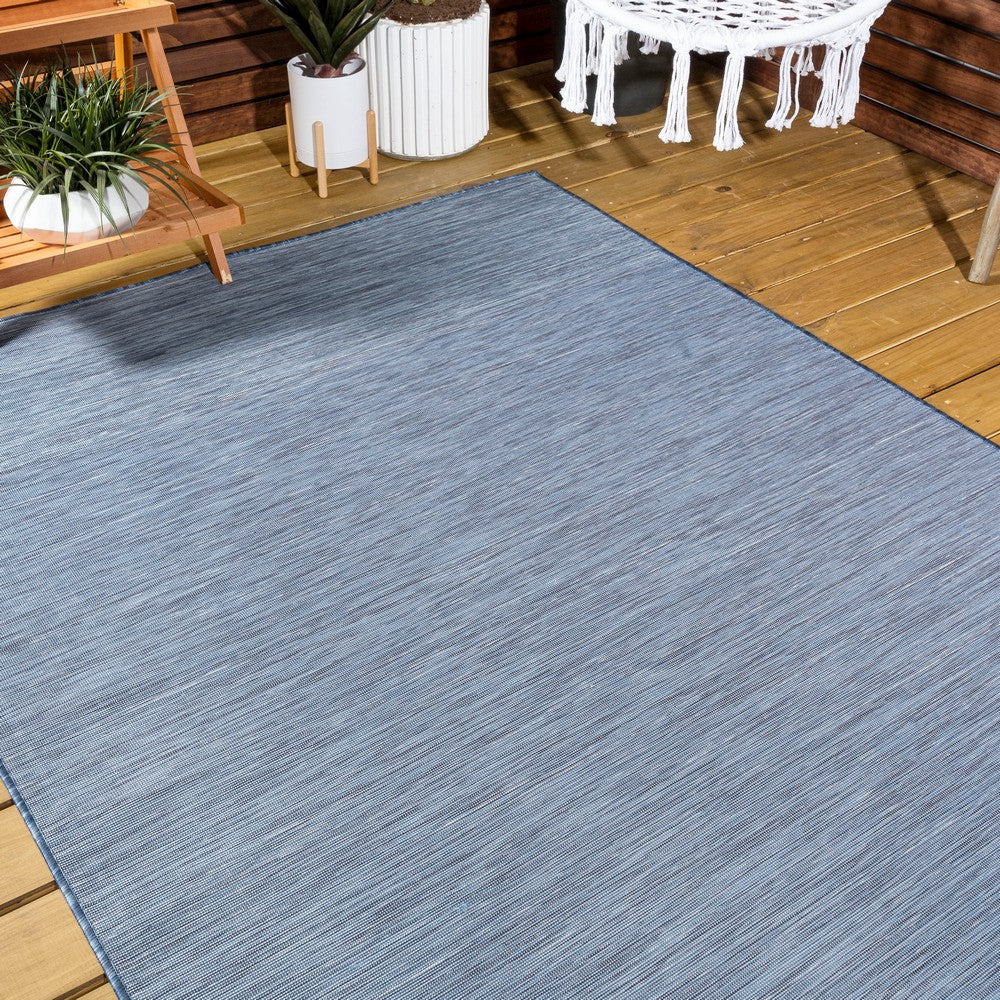 Nieleon Ethan Modern Flatweave Solid Indoor/Outdoor Area Rug