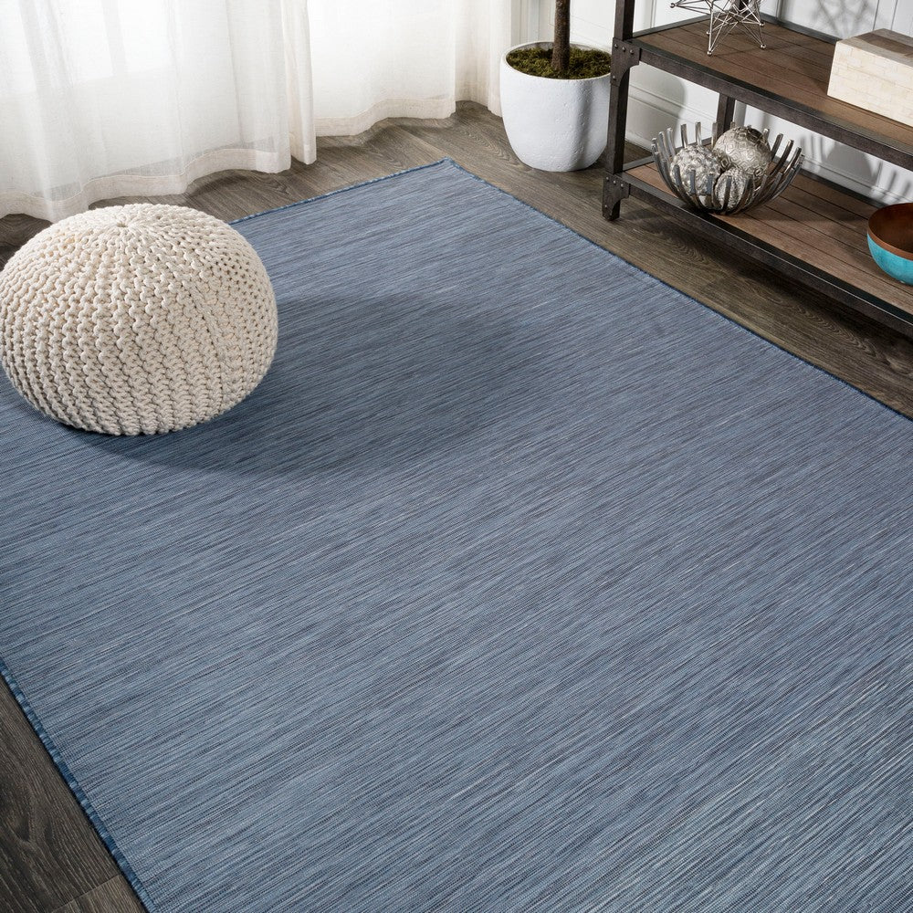Nieleon Ethan Modern Flatweave Solid Indoor/Outdoor Area Rug