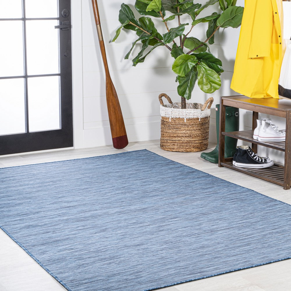 Nieleon Ethan Modern Flatweave Solid Indoor/Outdoor Area Rug