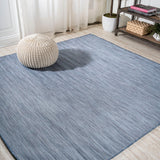 Nieleon Ethan Modern Flatweave Solid Indoor/Outdoor Area Rug