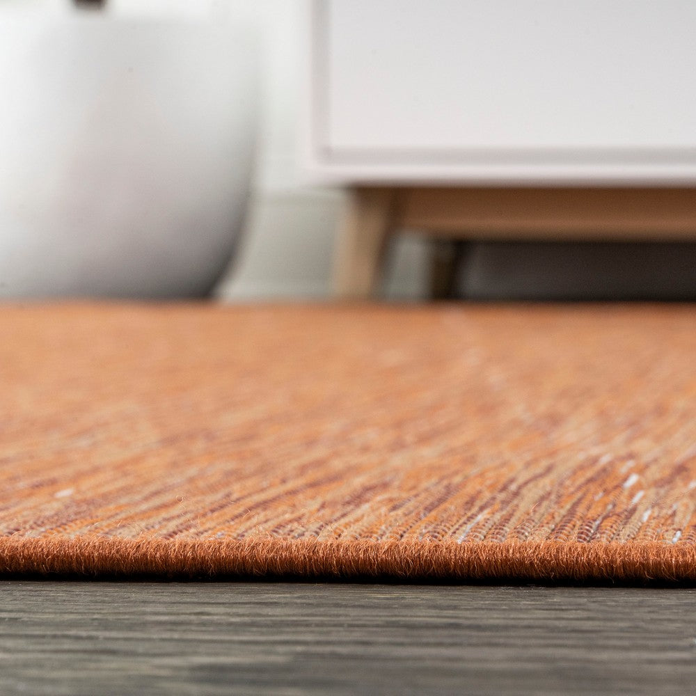 Nieleon Ethan Modern Flatweave Solid Indoor/Outdoor Area Rug