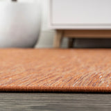 Nieleon Ethan Modern Flatweave Solid Indoor/Outdoor Area Rug