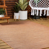 Nieleon Ethan Modern Flatweave Solid Indoor/Outdoor Area Rug