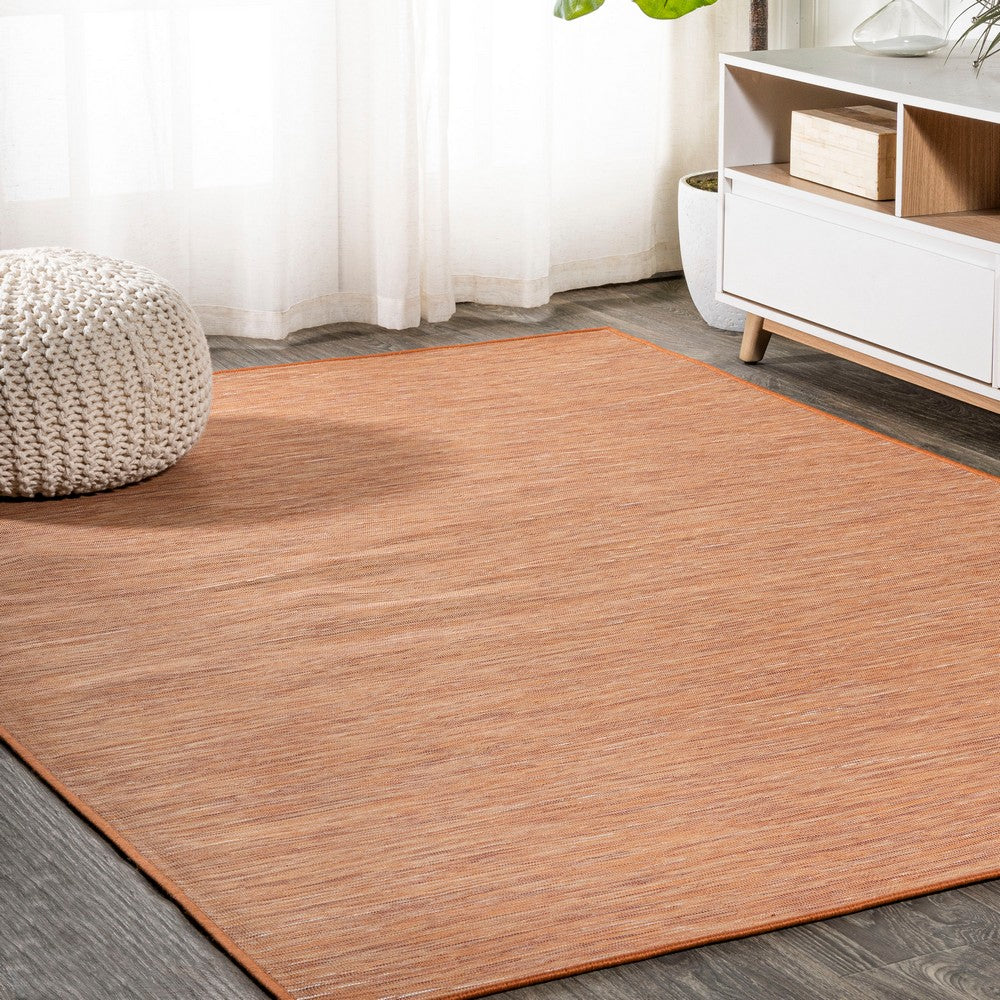 Nieleon Ethan Modern Flatweave Solid Indoor/Outdoor Area Rug
