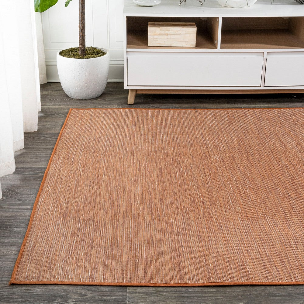 Nieleon Ethan Modern Flatweave Solid Indoor/Outdoor Area Rug