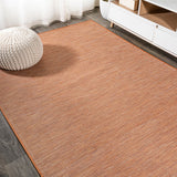 Nieleon Ethan Modern Flatweave Solid Indoor/Outdoor Area Rug