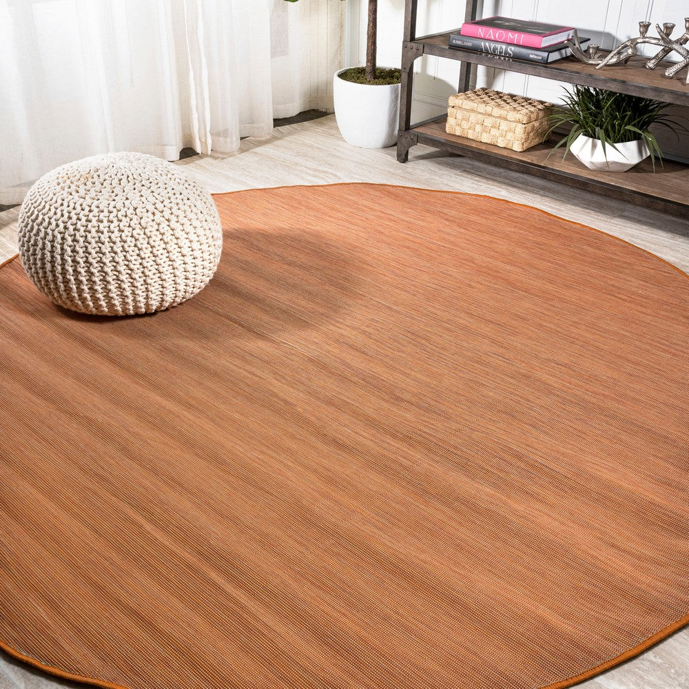Nieleon Ethan Modern Flatweave Solid Indoor/Outdoor Area Rug