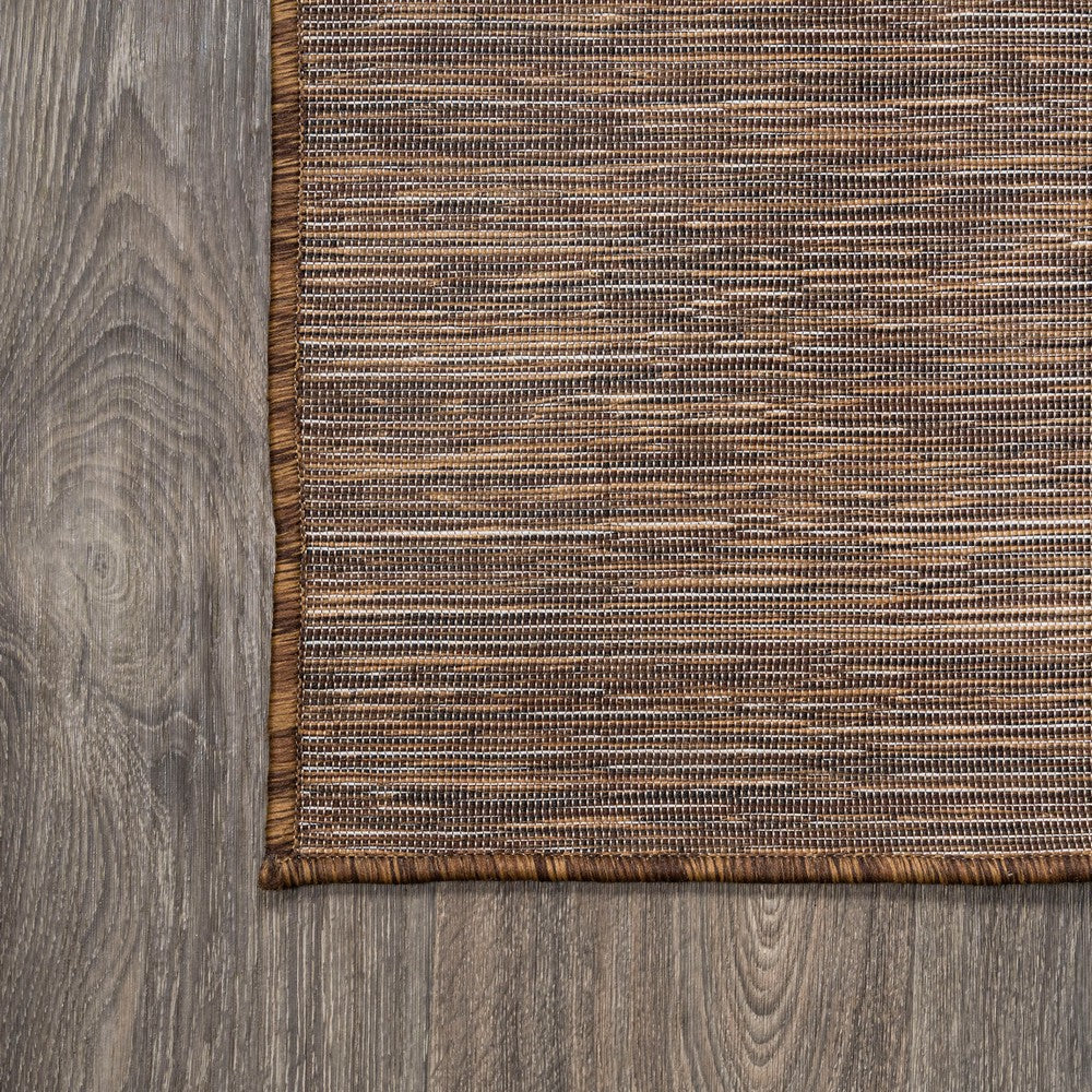 Nieleon Ethan Modern Flatweave Solid Indoor/Outdoor Area Rug