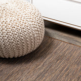 Nieleon Ethan Modern Flatweave Solid Indoor/Outdoor Area Rug