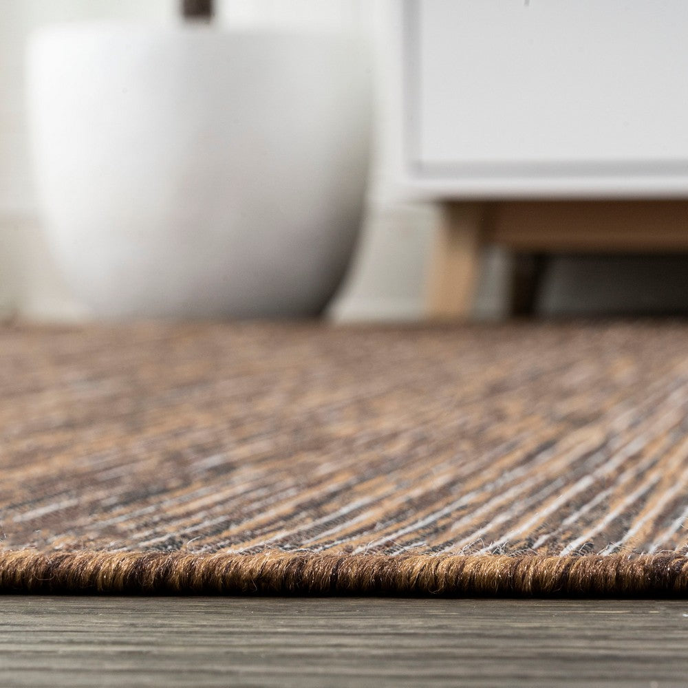 Nieleon Ethan Modern Flatweave Solid Indoor/Outdoor Area Rug