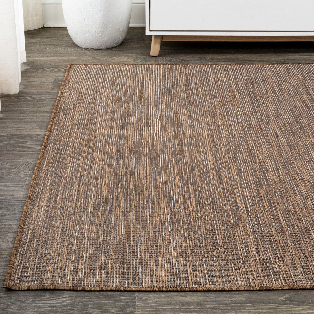 Nieleon Ethan Modern Flatweave Solid Indoor/Outdoor Area Rug