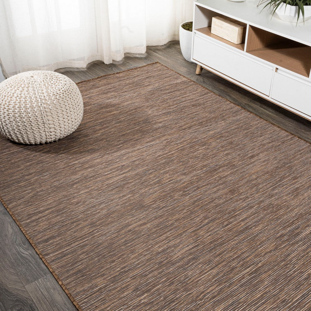 Nieleon Ethan Modern Flatweave Solid Indoor/Outdoor Area Rug