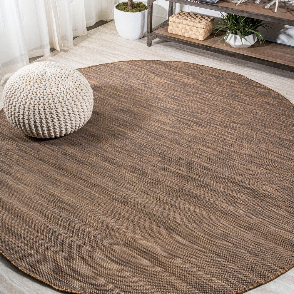 Nieleon Ethan Modern Flatweave Solid Indoor/Outdoor Area Rug