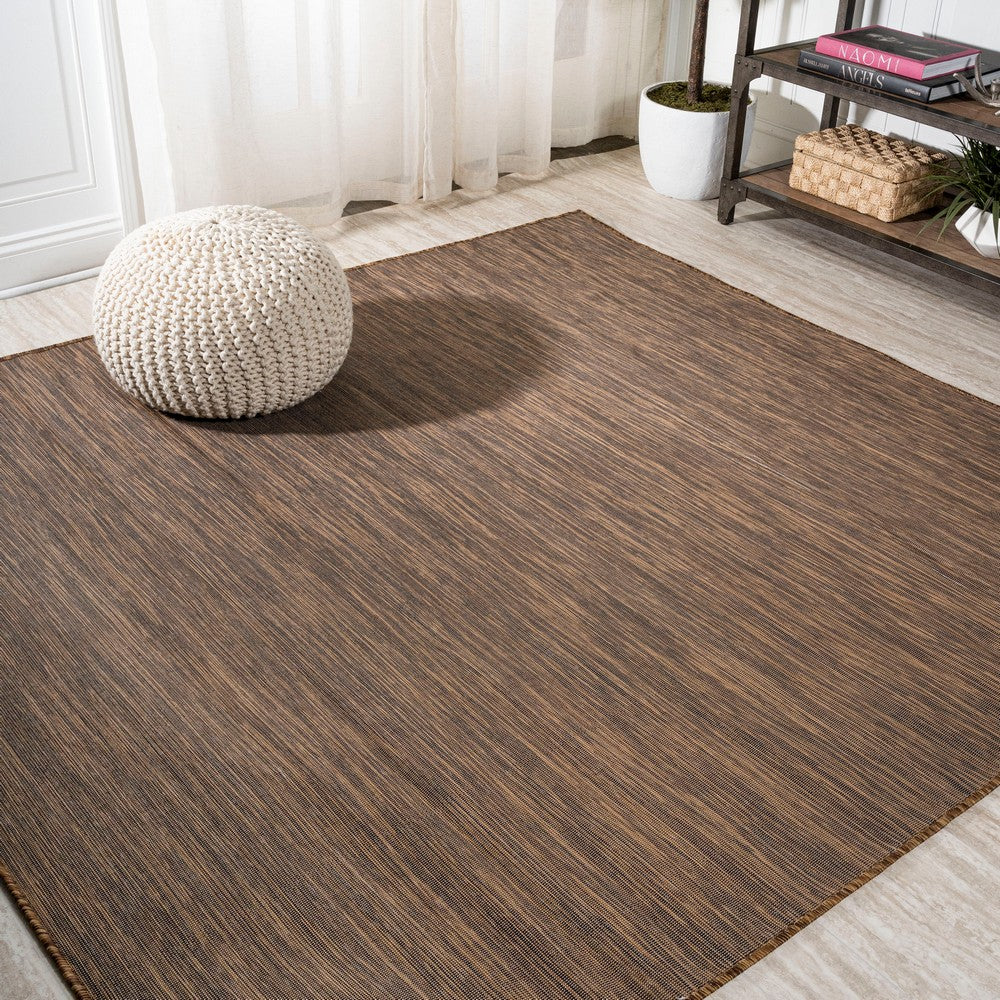 Nieleon Ethan Modern Flatweave Solid Indoor/Outdoor Area Rug