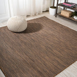 Nieleon Ethan Modern Flatweave Solid Indoor/Outdoor Area Rug