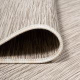 Nieleon Ethan Modern Flatweave Solid Indoor/Outdoor Area Rug