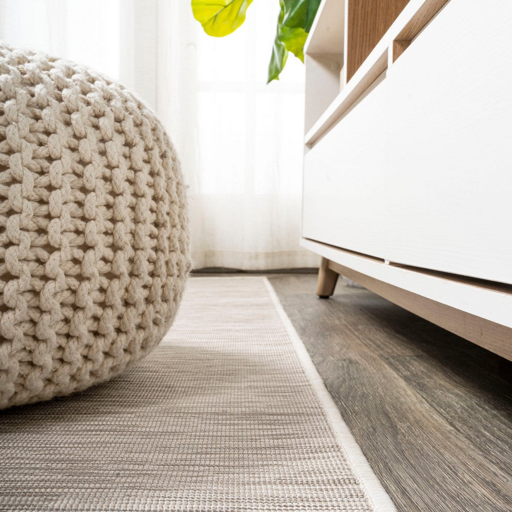 Nieleon Ethan Modern Flatweave Solid Indoor/Outdoor Area Rug