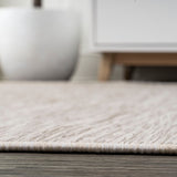 Nieleon Ethan Modern Flatweave Solid Indoor/Outdoor Area Rug