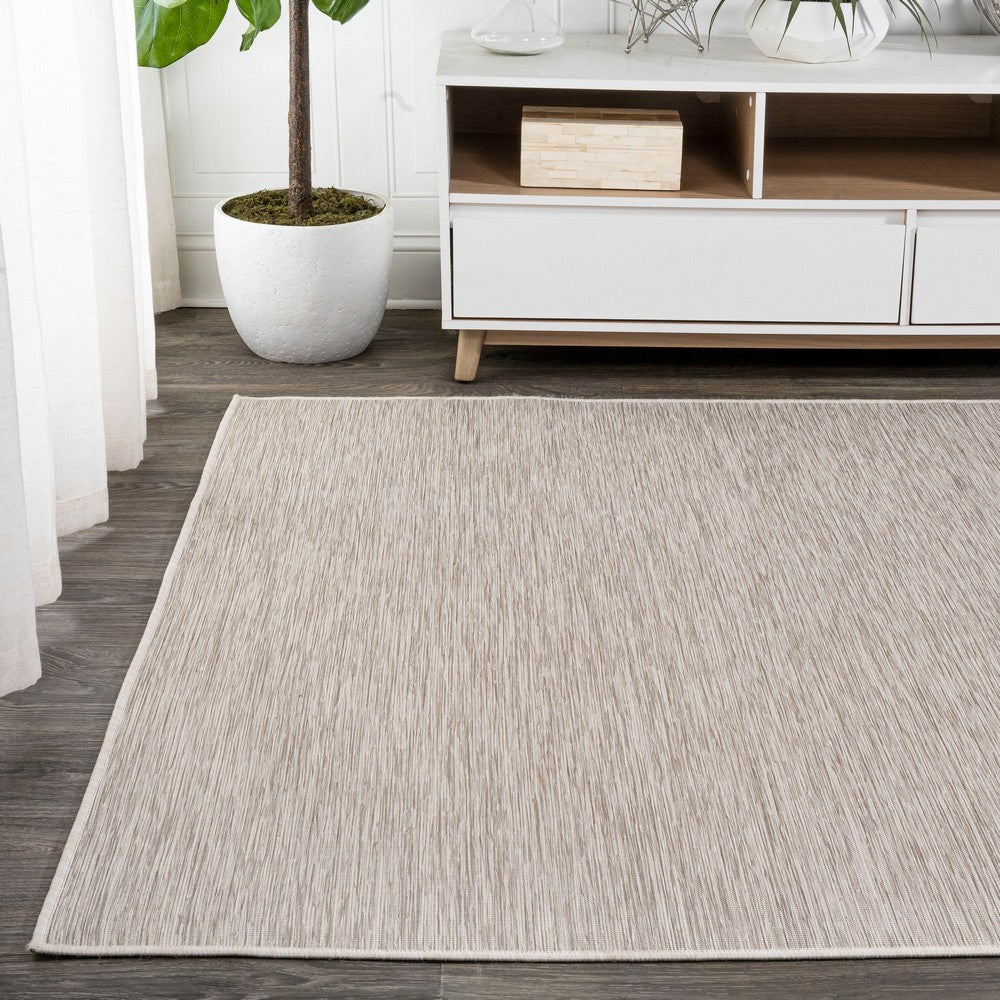 Nieleon Ethan Modern Flatweave Solid Indoor/Outdoor Area Rug