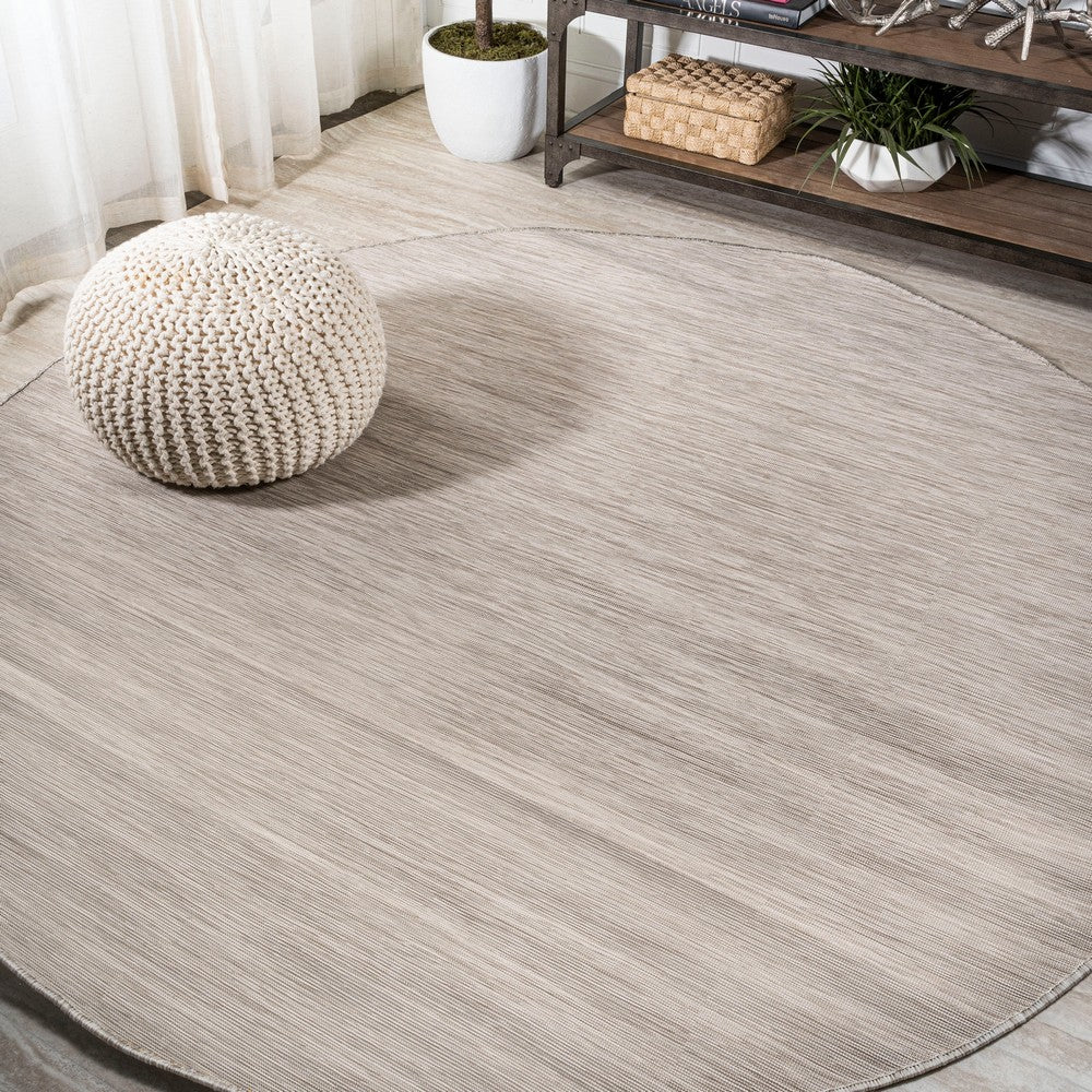 Nieleon Ethan Modern Flatweave Solid Indoor/Outdoor Area Rug