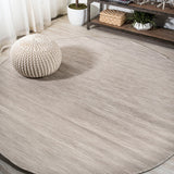 Nieleon Ethan Modern Flatweave Solid Indoor/Outdoor Area Rug