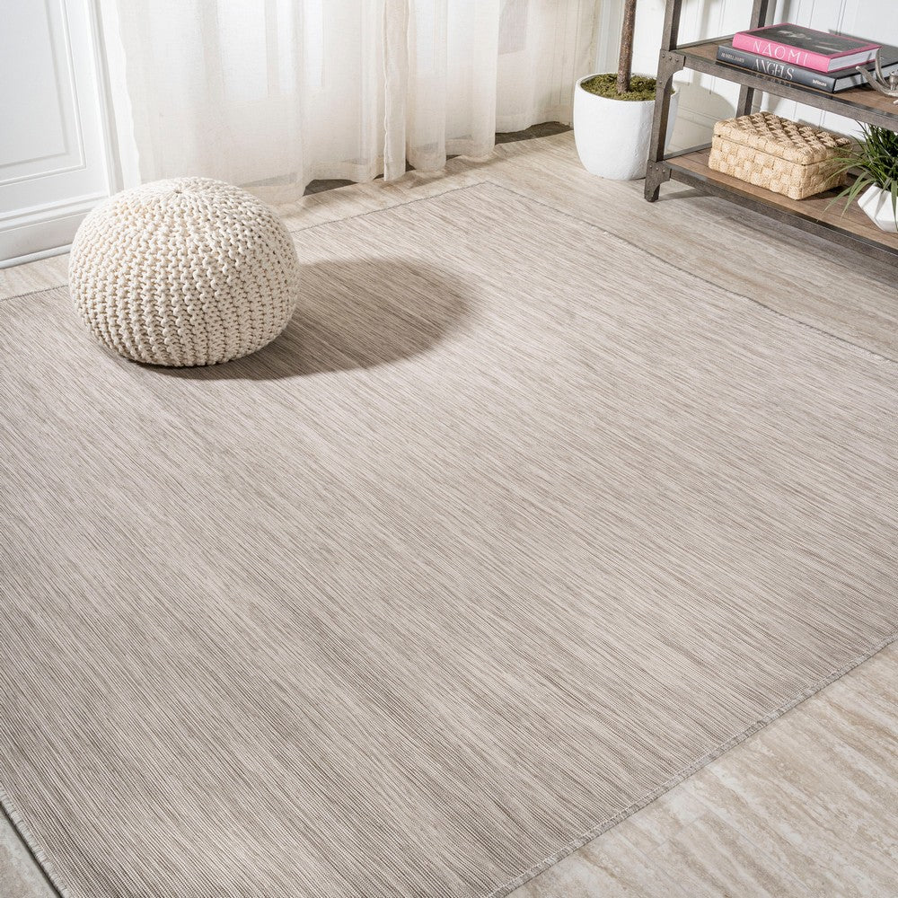 Nieleon Ethan Modern Flatweave Solid Indoor/Outdoor Area Rug
