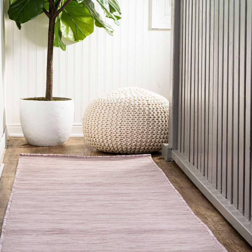 Nieleon Ethan Modern Flatweave Solid Indoor/Outdoor Area Rug