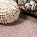 Nieleon Ethan Modern Flatweave Solid Indoor/Outdoor Area Rug