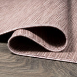 Nieleon Ethan Modern Flatweave Solid Indoor/Outdoor Area Rug