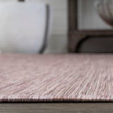Nieleon Ethan Modern Flatweave Solid Indoor/Outdoor Area Rug